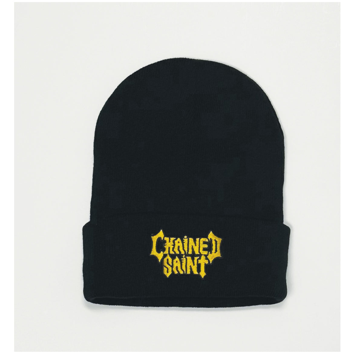 CHAINED SAINT BEANIE WITH EMBROIDERY LOGO